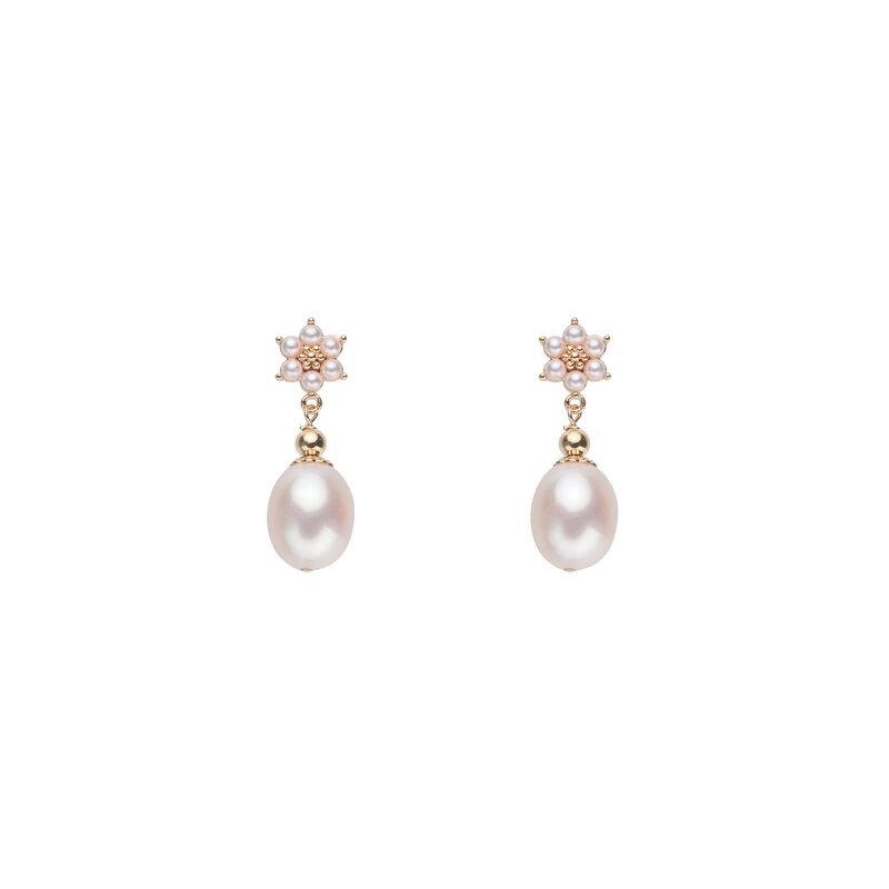 Earrings - Manufacturer S925 Silver Natural Pearl Trendy Luxury Stud for Women