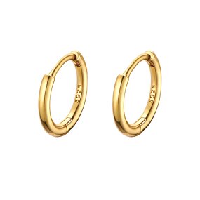 Earrings - Manufacturer 2025 S925 Silver Gold Glossy Huggie Piercing Hoop Women