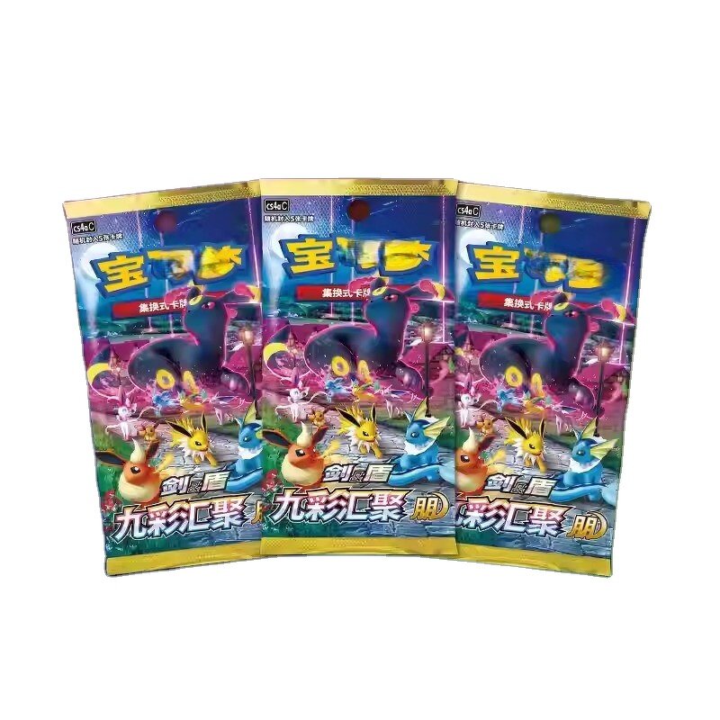 Trading Card Game - Manufacturer Wholesale Pokemon 151 Eternal Zhu Zi 9.0 Sword Shield Chinese