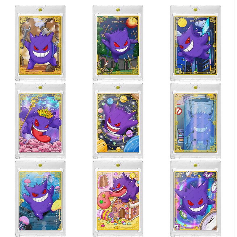 Trading Card Game - Manufacturer Pokemon Comic Art VOL2 Metal Cards 77Packs Rare Limited Kids