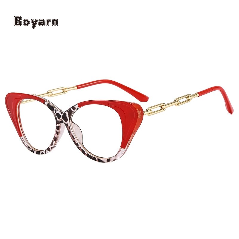 Eyeglasses - Manufacturer Wholesale Women's Plastic Metal Anti-Blue Light Frames