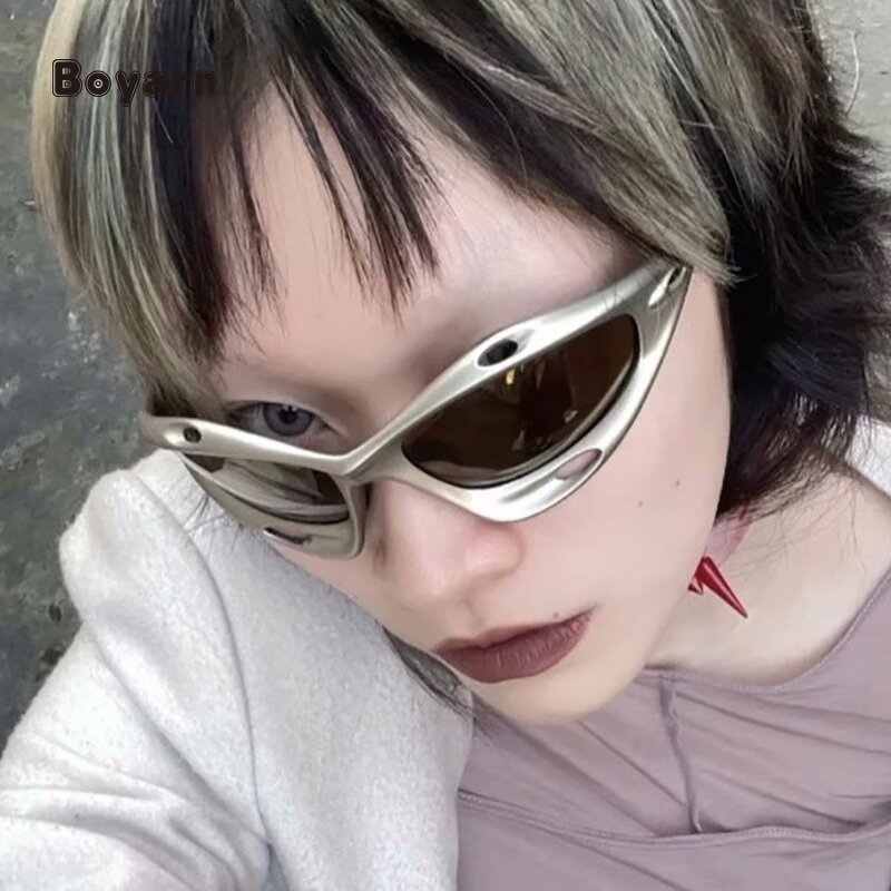 Sunglasses - Manufacturer HKBY061 Unisex Y2K PC Frame UV400 Custom Designer