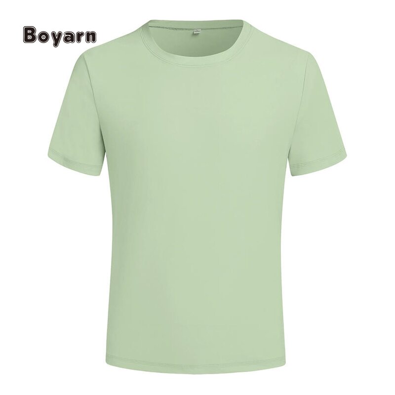 T-shirt - Manufacturer Wholesale 200GSM Solid Unisex Custom Logo Quick Dry Rib Neck