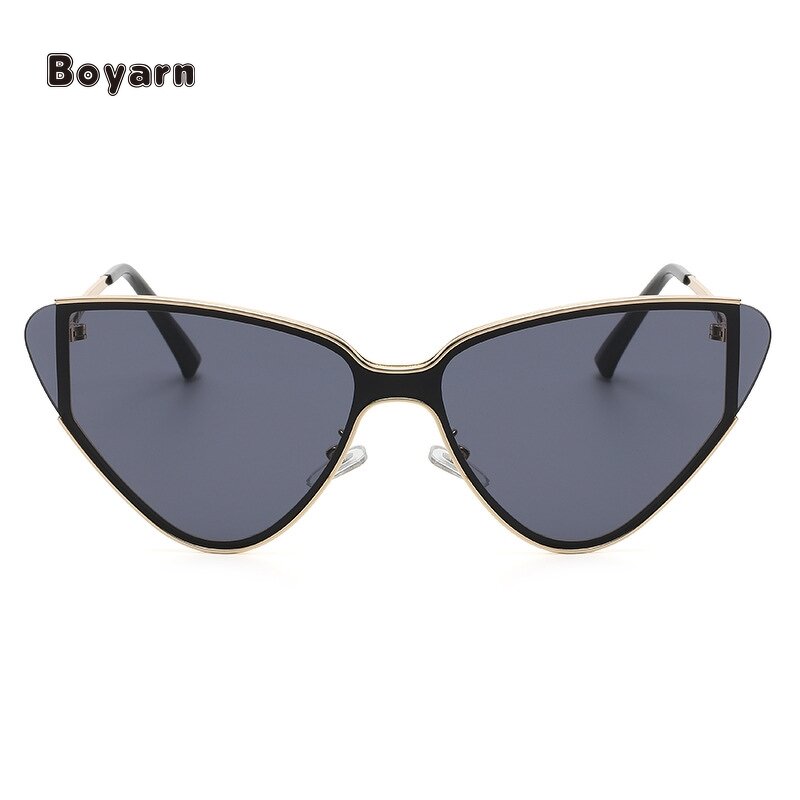 Sunglasses - Manufacturer Women's Vintage Gold Silver Large Frame UV400 Custom