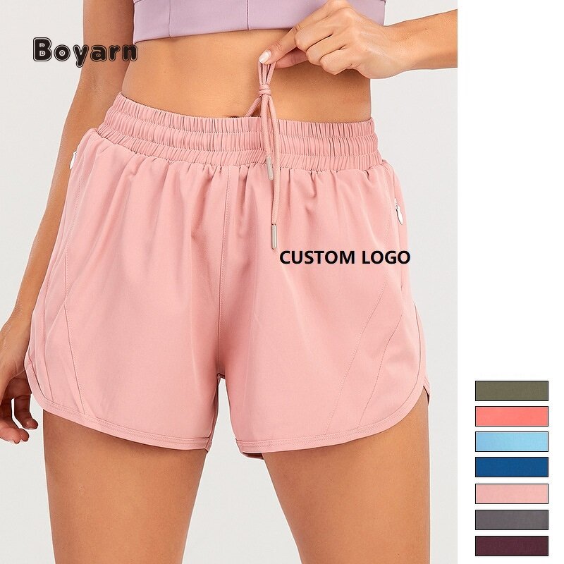 Workout Shorts - Manufacturer Women's High Waist Quick-Dry Anti Light Yoga Gym