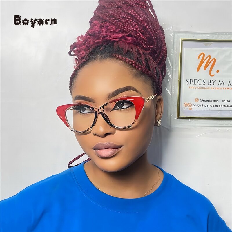 Eyeglasses - Manufacturer Wholesale Women's Plastic Metal Anti-Blue Light Frames