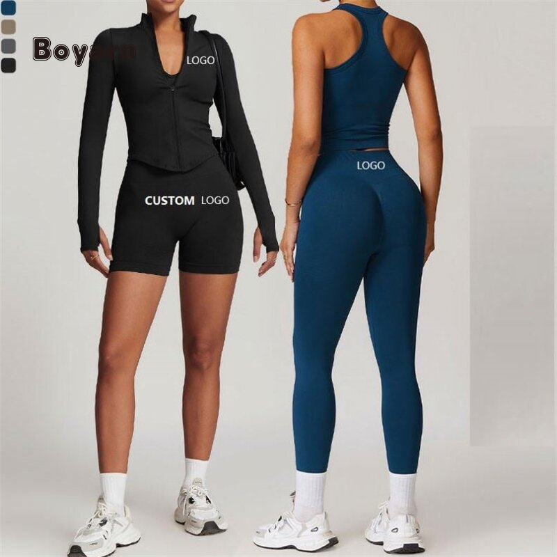 Yoga Set - Manufacturer Wholesale Custom Logo Women's Plus Size Breathable Gym