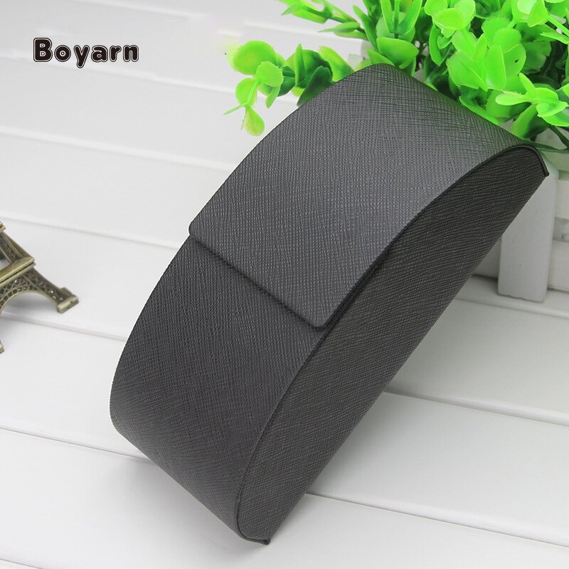 Glasses Case - Manufacturer HKBY Rectangle Hard PU Custom Logo Optical Packaging