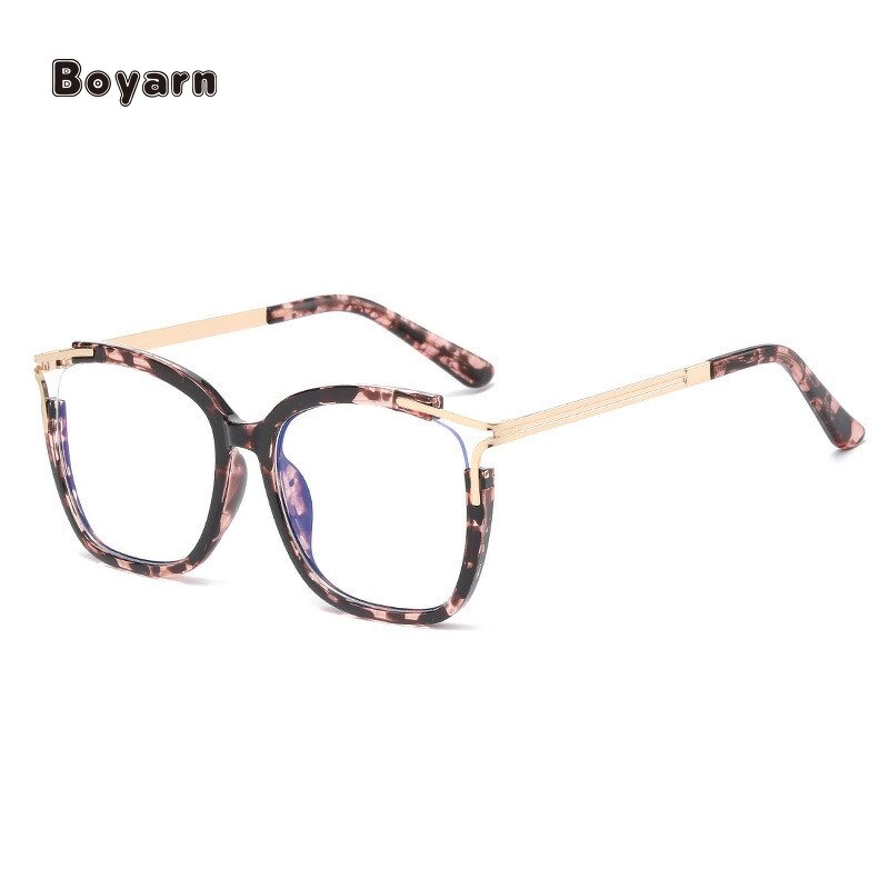 Eyeglasses - Manufacturer TR90 Metal Square Anti-Blue Light Reading Eyeglasses