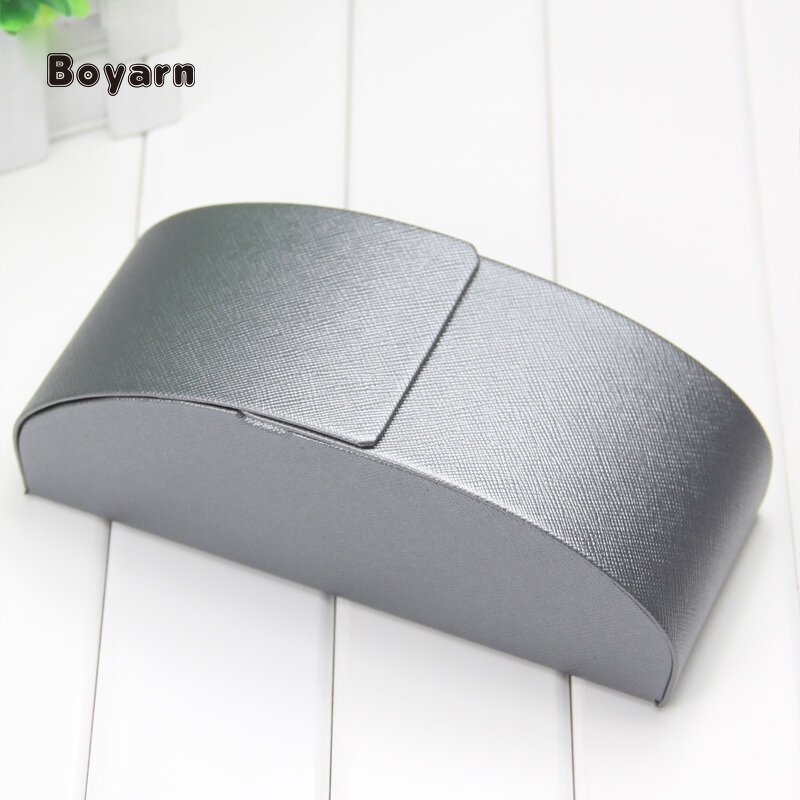 Glasses Case - Manufacturer HKBY Rectangle Hard PU Custom Logo Optical Packaging