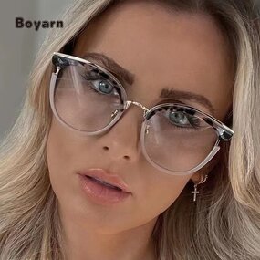 Eyeglasses - Manufacturer Women's HKBY TR90 Anti-Blue Light Reading Glasses