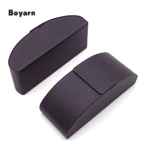 Glasses Case - Manufacturer HKBY Rectangle Hard PU Custom Logo Optical Packaging