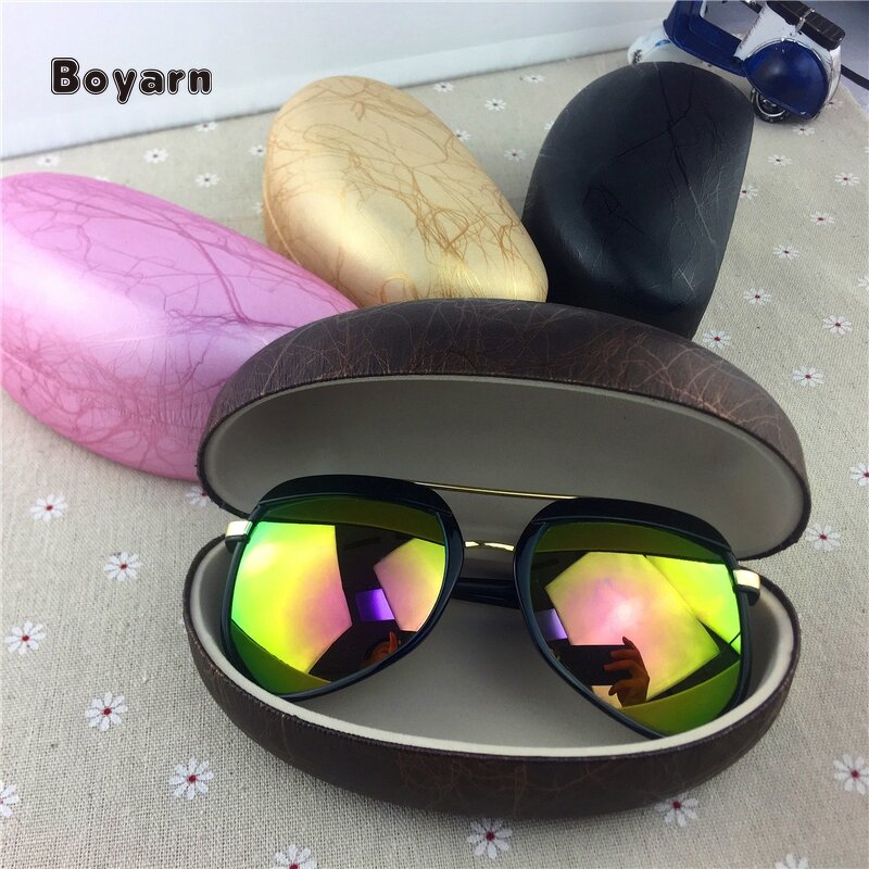 Glasses Case - Manufacturer High Quality Custom Logo Luxury PU Travel Sunglasses