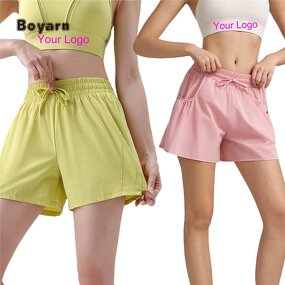 Yoga Shorts - Manufacturer Women's 2-in-1 Tennis Liner Large Pocket Quick-Dry