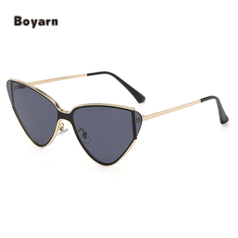 Sunglasses - Manufacturer Women's Vintage Gold Silver Large Frame UV400 Custom