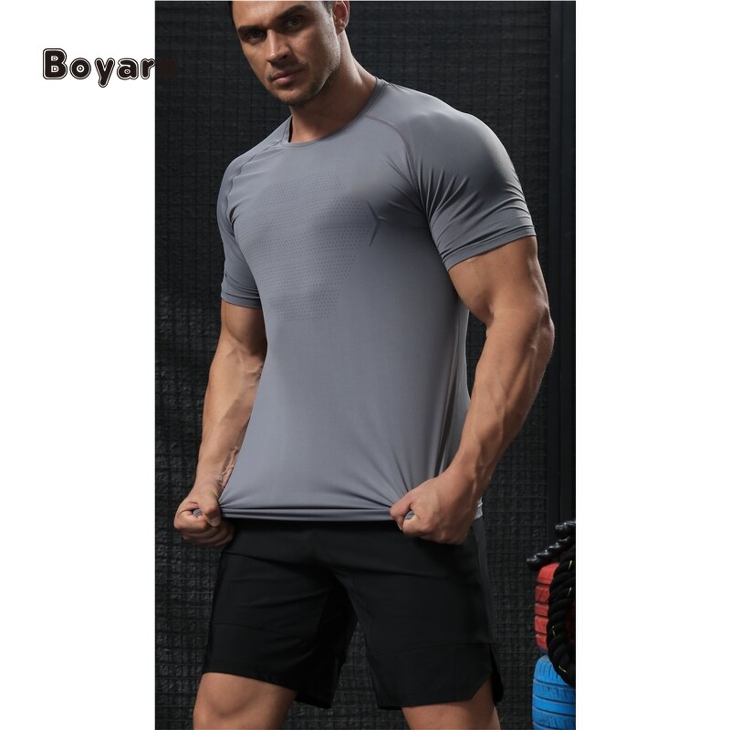 Sports T-shirt - Manufacturer 350GSM Polyester Oversized Men's Printing Gym Running