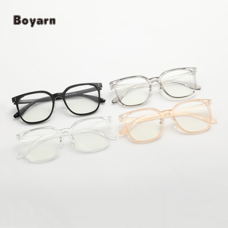 Eyeglasses - Manufacturer Unisex TR90 Big Square Anti-Blue Light Optical Frames