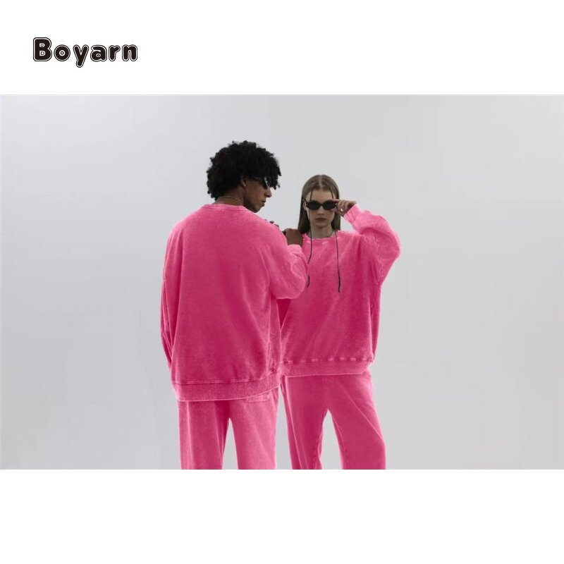 T-shirt - Manufacturer 350GSM 100%Cotton Oversized Men's Snowflake Wash Custom