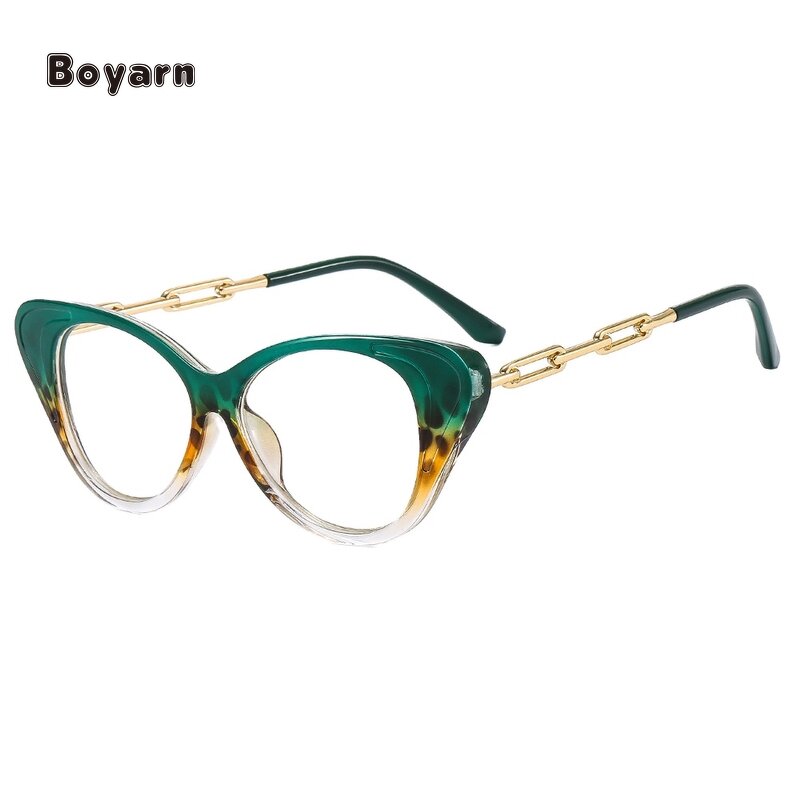 Eyeglasses - Manufacturer Wholesale Women's Plastic Metal Anti-Blue Light Frames