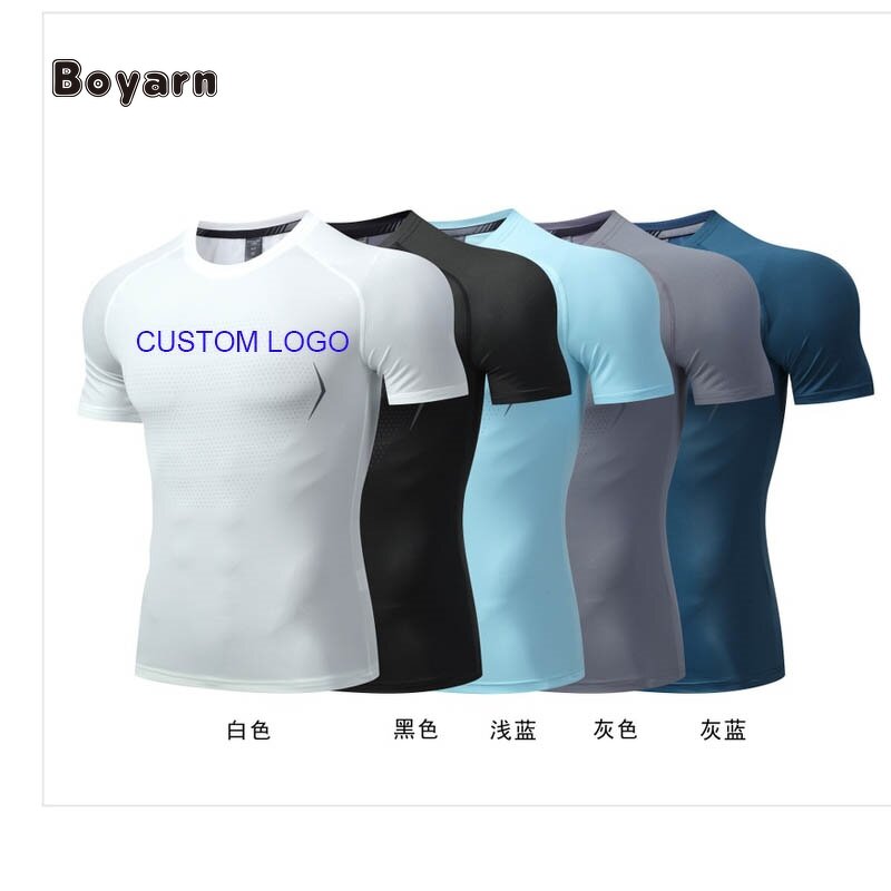 Sports T-shirt - Manufacturer 350GSM Polyester Oversized Men's Printing Gym Running