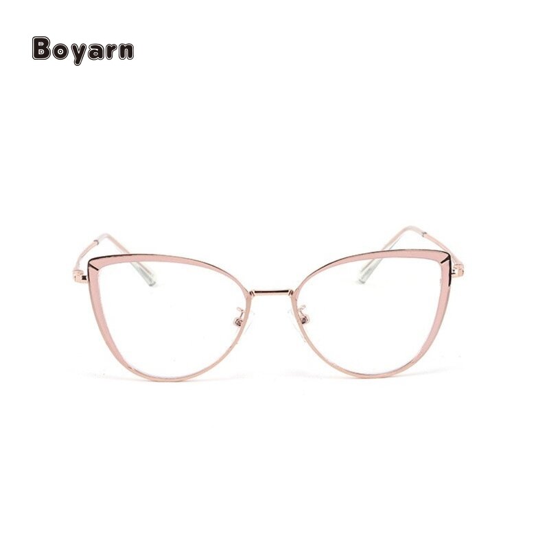 Eyeglasses - Manufacturer Women's Metal Anti-Blue Light Luxury Optical Frames