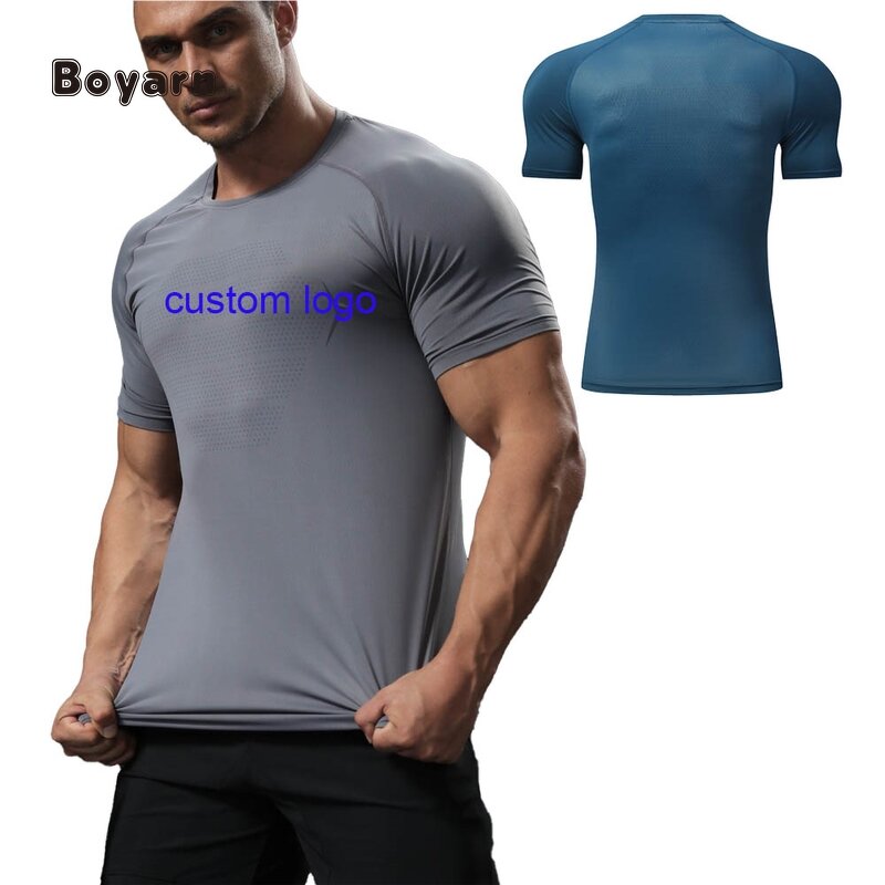 Sports T-shirt - Manufacturer 350GSM Polyester Oversized Men's Printing Gym Running