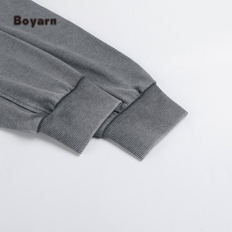 T-shirt - Manufacturer 350GSM 100%Cotton Oversized Men's Snowflake Wash Custom