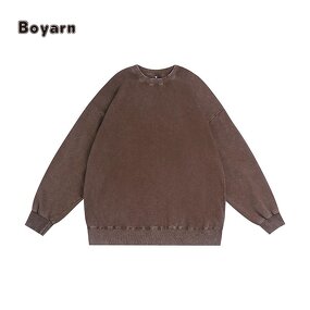 T-shirt - Manufacturer 350GSM 100%Cotton Oversized Men's Snowflake Wash Custom