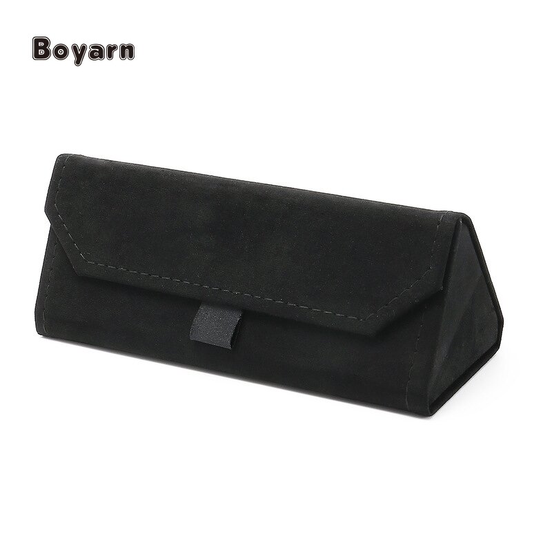 Glasses Case - Manufacturer Custom Logo High Quality Suede Sunglasses Storage