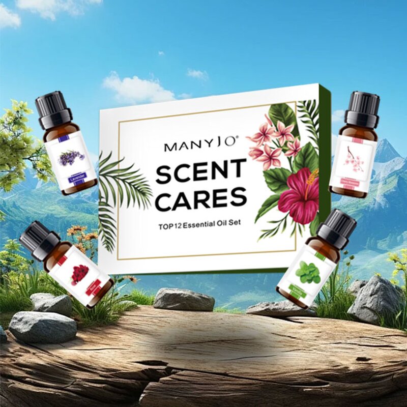Essential Oil Gift Set Manufacturer - Hot Sale 12pcs 100% Pure Natural Organic 10ml