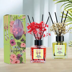 Reed Diffuser Manufacturer - Custom New Style 100ml with Arom Stick & Dried Flower