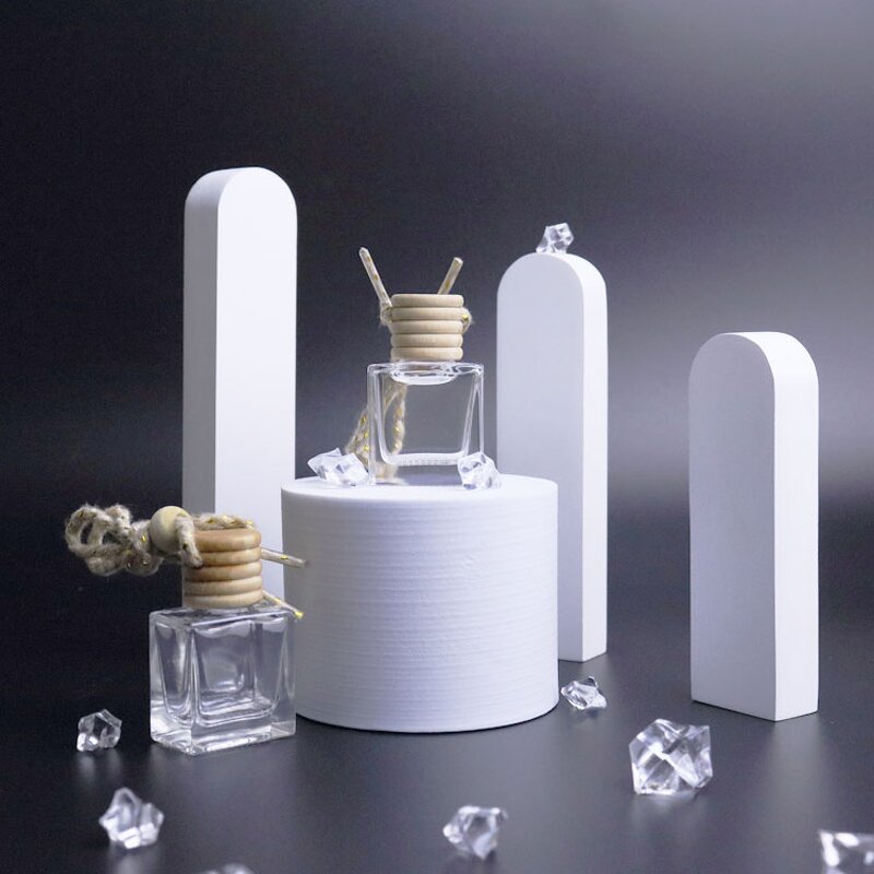 Car Air Freshener Manufacturer - Custom Wooden Lid Hanging with Flower Essential Oil