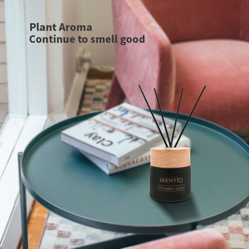 Reed Diffuser Set Manufacturer - Hot Sale 100ml with Wood Lid & Rattan, Refillable