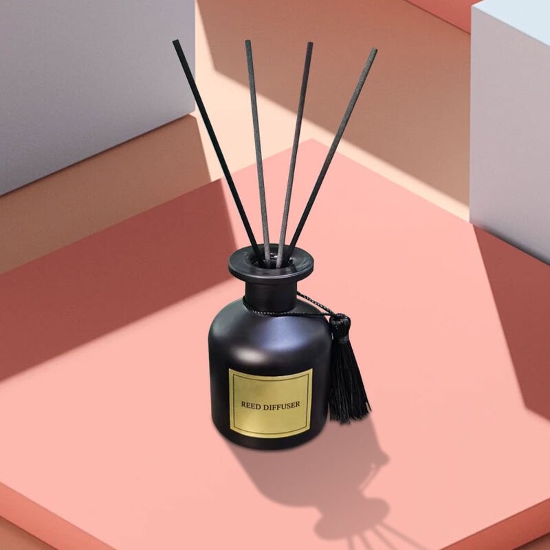 Reed Diffuser Manufacturer - Wholesale 120ml Black Gold Nature Home Fragrance