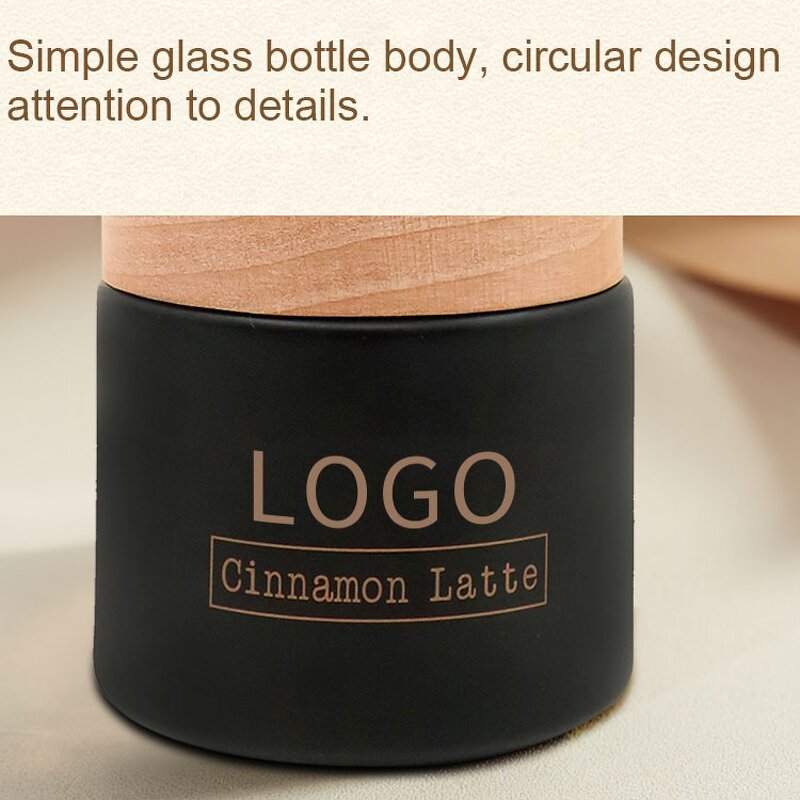 Reed Diffuser Set Manufacturer - Hot Sale 100ml with Wood Lid & Rattan, Refillable