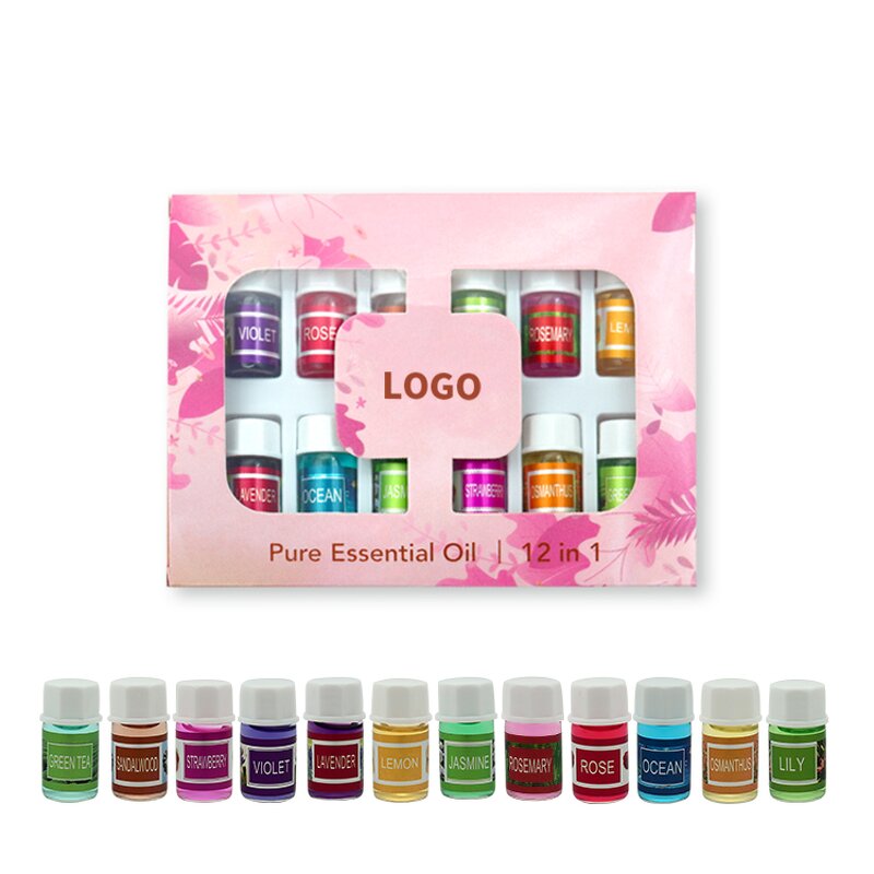 Essential Oil Set Manufacturer - Custom Private Label 100% Pure 3ml, 12 Pack