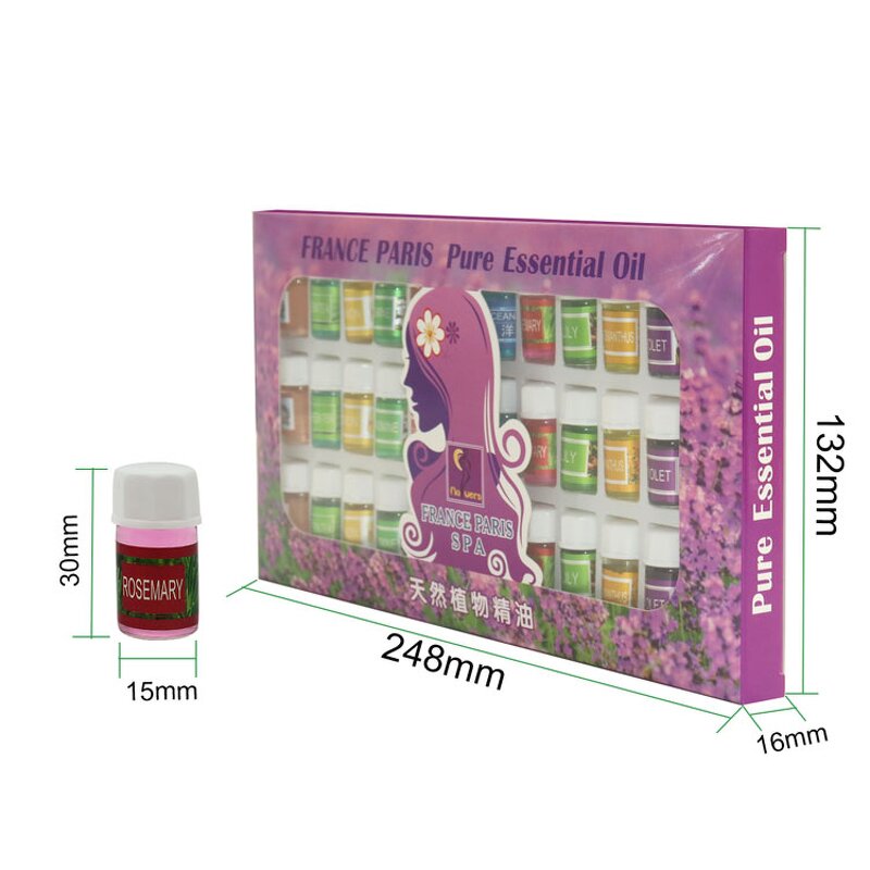 Essential Oil Set Manufacturer - Good Price 3ml Rosemary Lavender Peppermint, 36Pcs