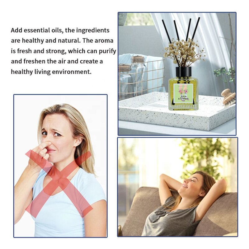 Reed Diffuser Manufacturer - Customized 100ml New 2024 Design, Home Decorative Scent