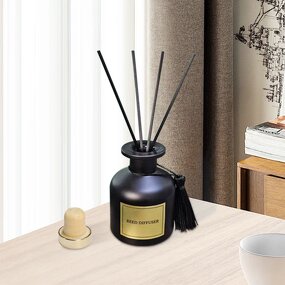 Reed Diffuser Manufacturer - Wholesale 120ml Black Bottle, Luxury Natural Scent
