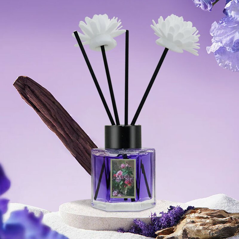 Reed Diffuser Set Manufacturer - Custom Luxury 50ml with Sola Flower & Packaging Box