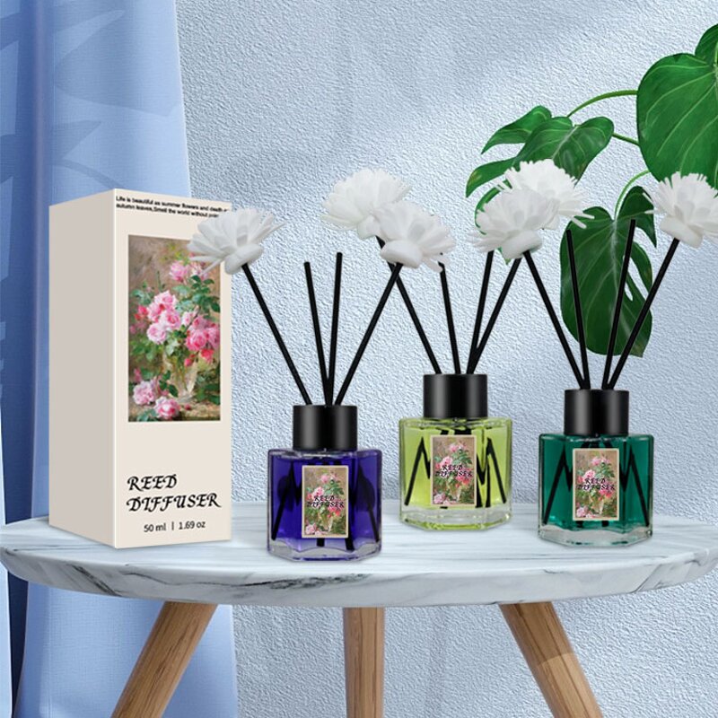 Reed Diffuser Manufacturer - Custom Luxury 50ml Flower, Hotel Aromatherapy