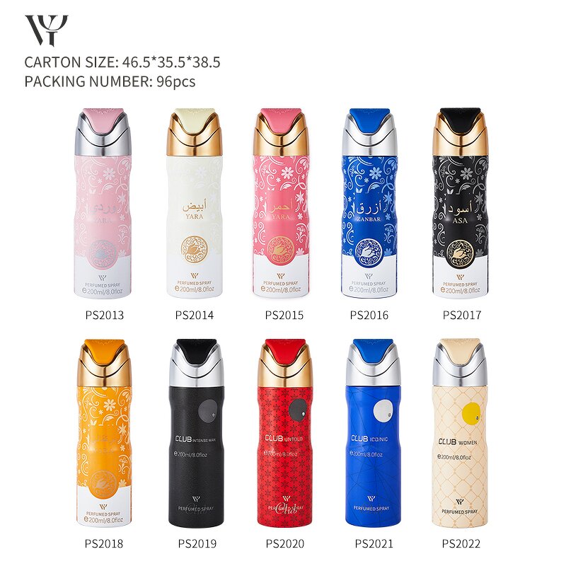 Body Spray Manufacturer - 200ml Colorful Women's Fragrance Deodorant & Body Mist