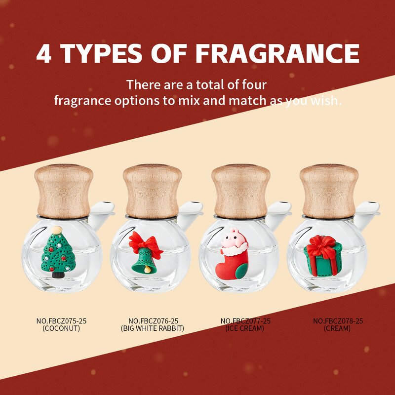 Car Air Freshener Set Manufacturer - OEM Private Label Christmas, Long Lasting Aroma Diffuser