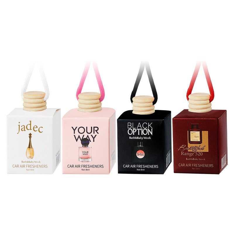 Car Perfume Pendant Manufacturer - OEM Private Label Liquid Hanging, 8mL Long Lasting