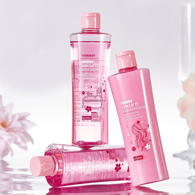 Bath Set Manufacturer - OEM Private Label Sakura Floral Fragrance Hair & Body Care