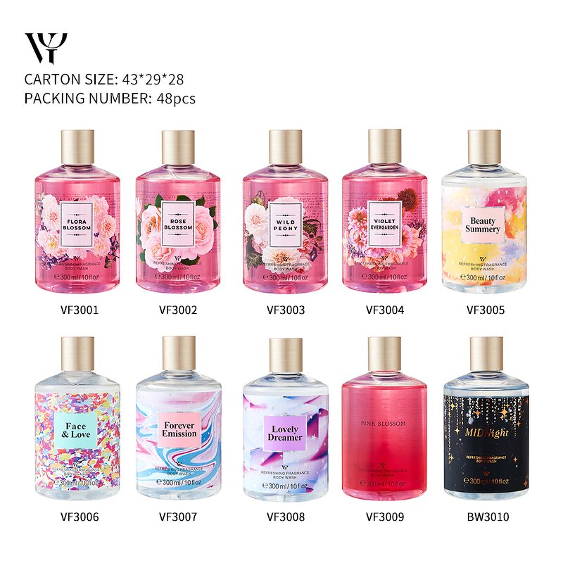 Body Wash Manufacturer - Wholesale OEM Private Label Refreshing Floral Fruity 300ml