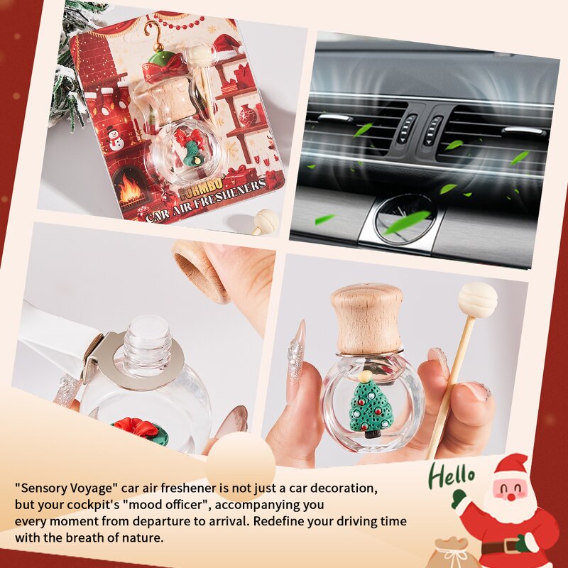 Car Air Freshener Manufacturer - OEM Private Label Snowman Cute Christmas Decoration
