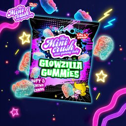 Glow in Dark Gummy Supplier - Strawberry Flavor Cartoon