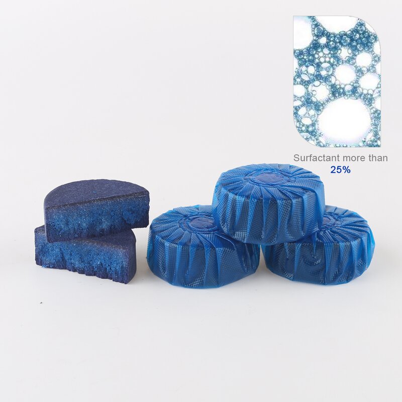 Toilet Cleaner - Manufacturer 6X50g Blue Solid Long-lasting Fresh Bowl Clean