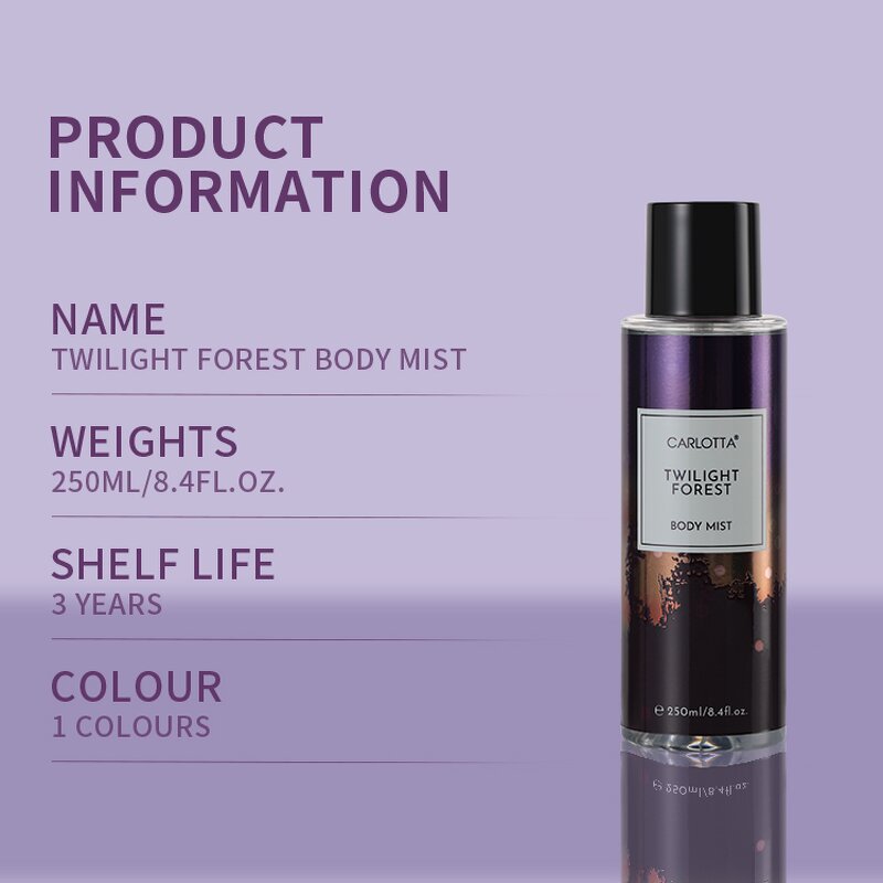 Body Mist - Manufacturer New Design One-stop 250mL Woody Fragrance